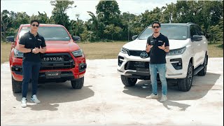 2021 Hilux GRS and Fortuner GRS Test Drive [upl. by Nalek]