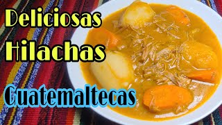 HILACHAS GUATEMALTECAS 🇬🇹 Comida De GUATEMALA Hilachas De Res RECETAS DE HILACHAS [upl. by Chelsy1]