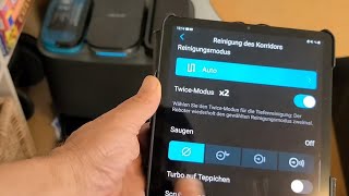 ⚙ Wischen und Saugen in der App bei Conga 11090 Wischroboter Saugroboter einstellen [upl. by Willabella]