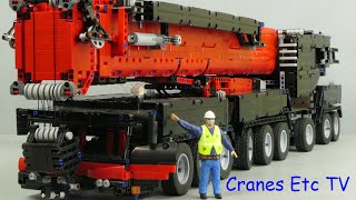 MOC Technic Liebherr LTM 175091 Mobile Crane Part 4 by Cranes Etc TV [upl. by Frodin937]