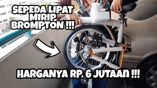 3SIXTY MIRIP BROMPTON   UNBOXING NEW 3SIXTY 2019 FOLDING BIKE [upl. by Faith]