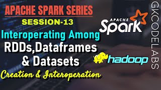 Interoperating RDDs Dataframe Datasets  Session13 [upl. by Syck]