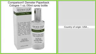 Demeter Paperback Cologne 1 oz30ml spray bottle Review [upl. by Atnad]