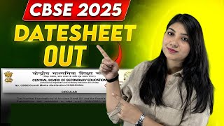 CBSE Date Sheet 2025 🚨  CBSE Latest News  Class 10 and 12th Board Exams official Schedule out 🤯 [upl. by Hocker]