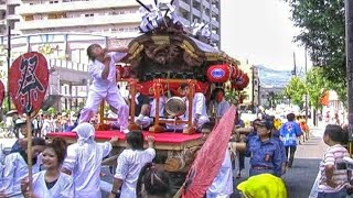 奈良県王寺町 最後のベルフェスタ だんじり（太鼓台）巡行 2008923 [upl. by Ashil747]