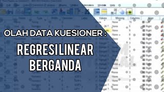 Lengkap Tutorial Cara Mengolah Data Kuesioner dengan SPSS [upl. by Lauer]