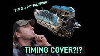 F100 Progress PORTING AND POLISHING A TIMING COVER [upl. by Niamor666]