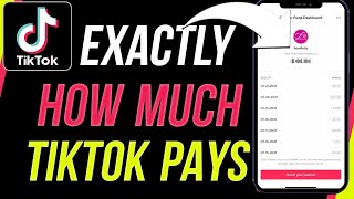 How Much TikTok Paid Me For 1000000 Views [upl. by Ihtac723]