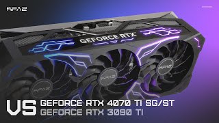 KFA2 GeForce RTX 4070 Ti SGST vs RTX 3090 Ti [upl. by Darwin]