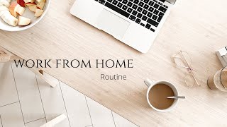 work from home Routine I minimalistisches Homeoffice I Selbständigkeit mit Kind I saltypeanut [upl. by Eislrahc]