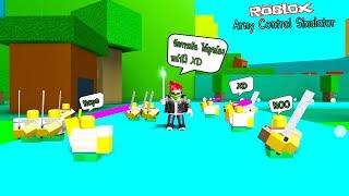 Roblox  Army Control Simulator จำลองการควบคุมกองทัพลูกน้อง [upl. by Bernita97]