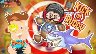 FUNnel Boy plays KICK THE BUDDY Poor FGTEEV DUDDY Ragdoll FB Gaming 4 [upl. by Attiuqahs]