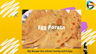 Sakaler Nasta Healthy amp Tasty Dim Porata Egg Porata Bangla Recipe at Home Made 2020 [upl. by Fine]