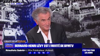 BernardHenri Lévy  BFMTV  Solitude dIsraël amp élection de Poutine en Russie 17 mars 2024 [upl. by Siram175]