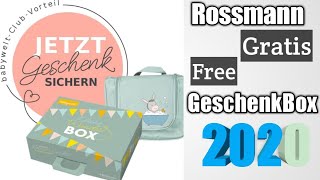 Rossmann babywelt Free presents in Pregnancy Schwangershaft box Gratis box Vlogs 14 [upl. by Egas688]