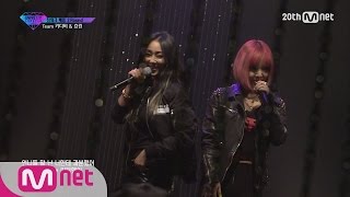 Korean Reality Show UNPRETTY RAPSTAR2 Teamwork Battle HyolinampKitti B l Kpop Rap Audition EP08 [upl. by Eekorehc]