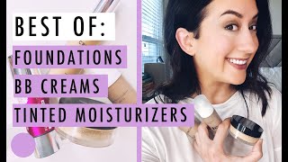 BEST Green Clean Beauty FOUNDATIONS BB CREAMS CC CREAMS TINTED MOISTURIZERS  Spring Roundup [upl. by Emerej]