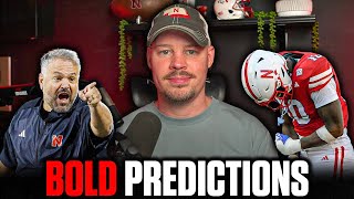 8 BOLD PREDICTIONS amp ESPN FPIS TOUGHEST GAMES FOR NEBRASKA IN 2024 [upl. by Twila]