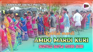 Amdo mardi kuri new santali Bapla orchestra video 2023 singerRabilal mardi [upl. by Nylasej344]