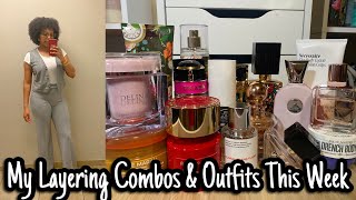 Layering Combos  Perfume Layering Combos I Wore This Week  Perfume Collection [upl. by Kirred]