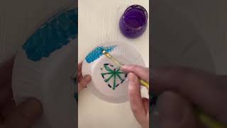 Wool Weaving on Paper Plate Part 2 [upl. by Wanfried892]