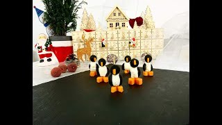 Penguins appetizersdinnerpartyChristmasnew year olives mozzarella مقبلات بطاريق مناسبات [upl. by Agnesse543]