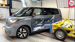 Volkswagen ID Buzz Electric Van Safety Tests 2022 [upl. by Derreg804]