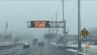 First Snow Storm Of Season Hits New Jersey [upl. by Aserret564]