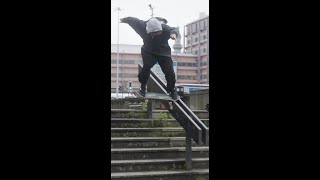 Skating A Glasgow Rail In The Rain With Jamie Foy amp Crew [upl. by Hotze]