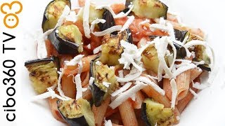 Pasta alla norma ricetta con melanzane grigliate [upl. by Ludwigg]