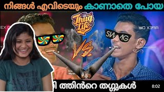 BasithAlvyBasithThugLife Thug Life In Just A Minute  Basith Alvy  Thug Life Recation Video [upl. by Egroej]