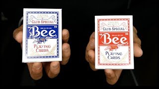 Bumble Bee Playing cards  Deck Review  USPCC  ManMeetsMagic [upl. by Yalc]