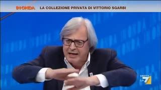 Sgarbi vs Raggi Perché cao cambi i nomi degli assessorati imbecille Ignoranti come capre [upl. by Azmuh]