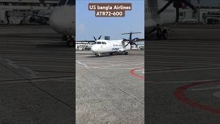 US Bangla Aircraft ATR 72 600 are ready for go from Hazrat Shahjalal International Airport [upl. by Gone]