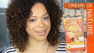 Creme Of Nature Exoctic Shine Color Review  923 Light Golden Blond [upl. by Hpeosj]