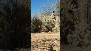 Kid nails a quail with the Tim Wells blowgun [upl. by Skolnik]