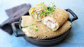 Recette  Crêpe jambon fromage [upl. by Zamora]