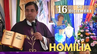 EVANGELIO DE HOY sábado 16 de Diciembre del 2023  Padre Arturo Cornejo [upl. by Nylirac]