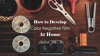 How To Develop Color Negative Film At Home  CineStill CS41 [upl. by Attalanta]