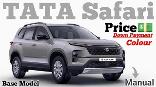 Tata Safari 2024 Price In India 💸 Tata Safari 2024 EMI Down Payment 🇮🇳 [upl. by Pohsib]