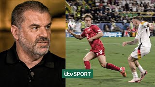 Ange Postecoglu FUMES with VAR Decision  Germany 20 Denmark  ITV Sport [upl. by Dorr]