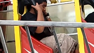 Cousin Matthew on Sky Flyer Ride in Rye Playland NY 08142012 [upl. by Rengia]