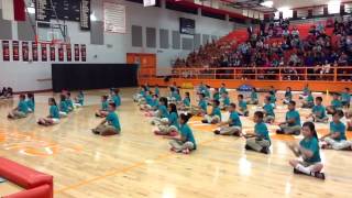 We Will Rock You Second graders perform rhythm stick routine [upl. by Elades]