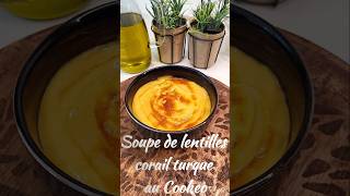 Soupe de lentilles corail reels souplovers soup souprecipe soupe food [upl. by Hacceber]