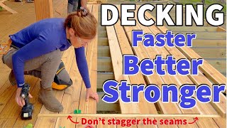 How to Install Decking  Best Tips [upl. by Colburn]