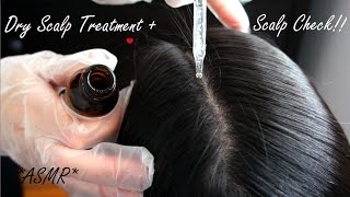 ASMR SCALP TREATMENT  SCALP CHECK IN SECTIONS  BRUSHING OUT KNOTS REAL PERSON  VERY RELAXING [upl. by Cordy]