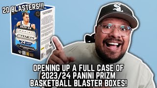 FULL CASE OF BLASTERS OPENING UP 20 BOXES OF THE NEW 202324 PANINI PRIZM BASKETBALL BLASTER BOXES [upl. by Ennovihc612]