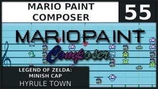 Mario Paint Composer  The Legend of Zelda The Minish Cap  Hyrule Town [upl. by Atineb312]