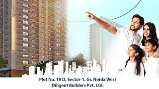 Diligent builders  The valley  noida extension  34 BHK  call 9355808230 [upl. by Kurr]