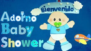 LETRERO BIENVENIDA EN FOAMI PARA BABY SHOWER 🍼⭐ [upl. by Quince]